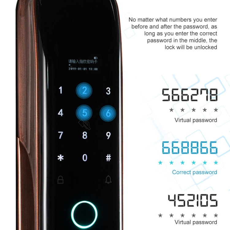 Smart Wifi Anti-Theft Fingerprint Password Lock Mobile Phone Remote Control Electronic Door Lock Magnetic Card Lock, SM-SL808 Automatic Black, SM-SL808 Automatic Bronze Smart Wifi Anti-Theft Fingerprint Password Lock Mobile Phone Remote Control Electronic Door Lock Magnetic Card Lock, SM-SL808 Automatic Black, SM-SL808 Automatic Bronze
